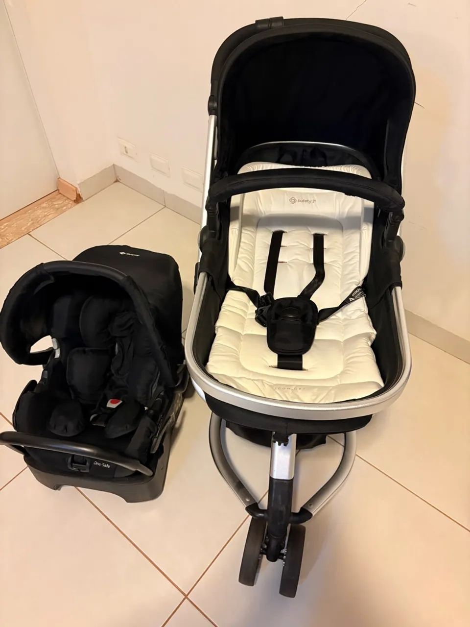 Carrinho de bebê + bebê conforto Safety 1st - Foto 4