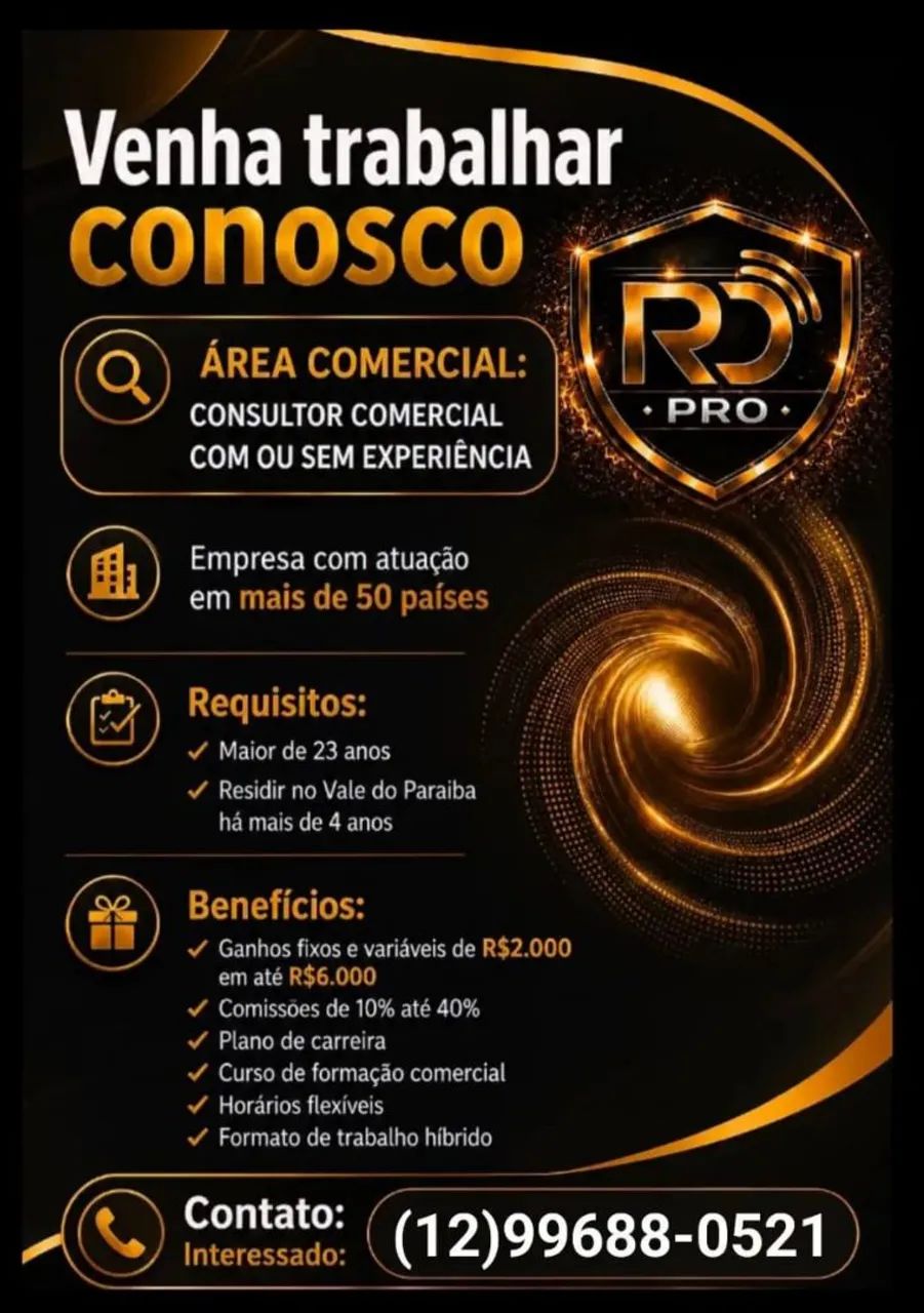OPORTUNIDADE DE VAGAS 