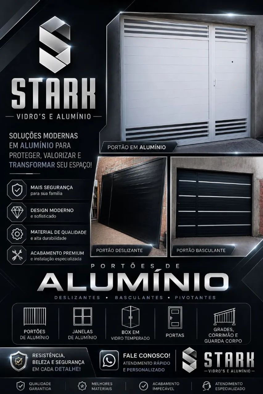 Portoes de alumínio e vidros - Foto 3