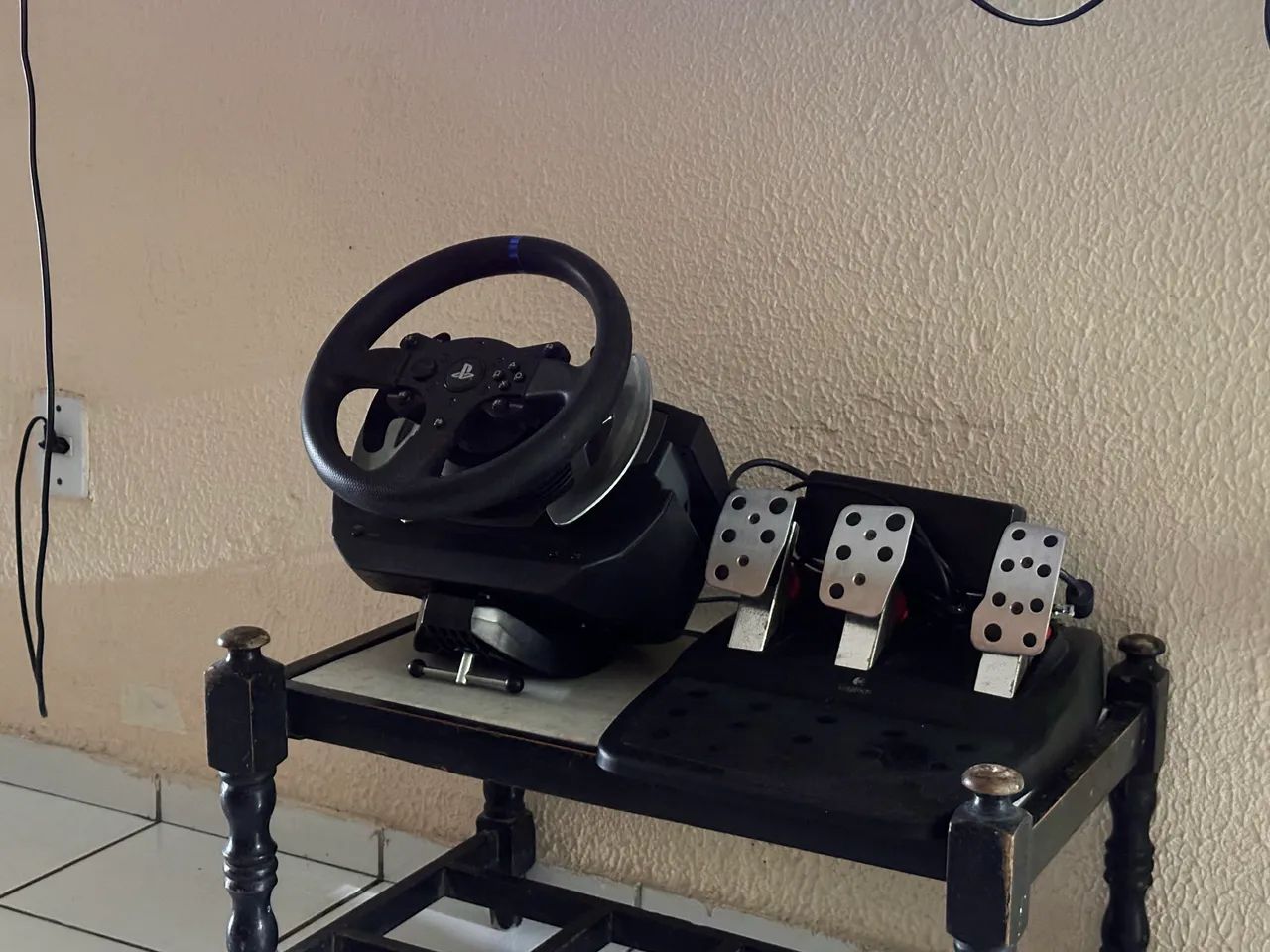 Volante Thrustmaster T500 pra PC ou Vídeo Game