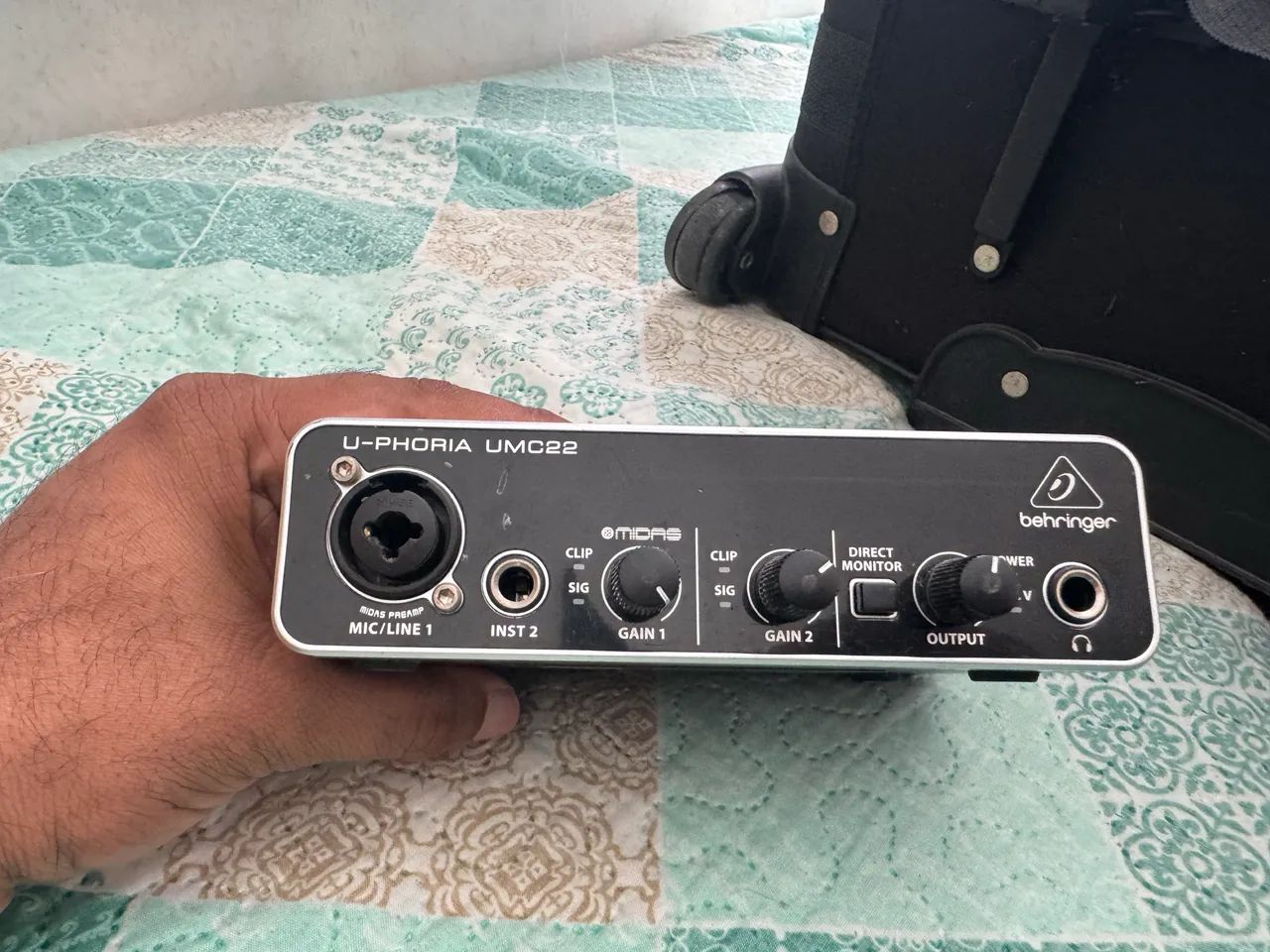 placa de áudio Behringer U-PHORIA UMC22. - Foto 4