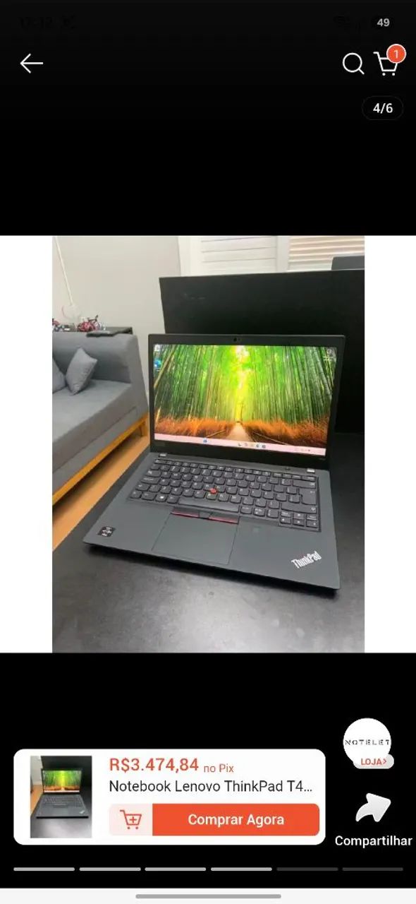 Notebook thinkpad seminovo - Foto 3