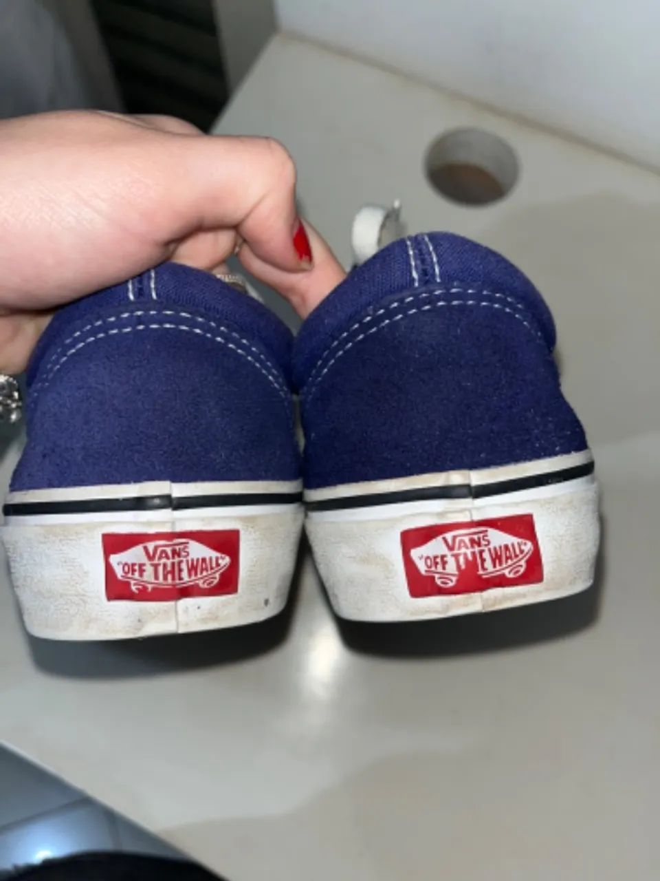 Vans old skool azul original (pouco usado) - Foto 4