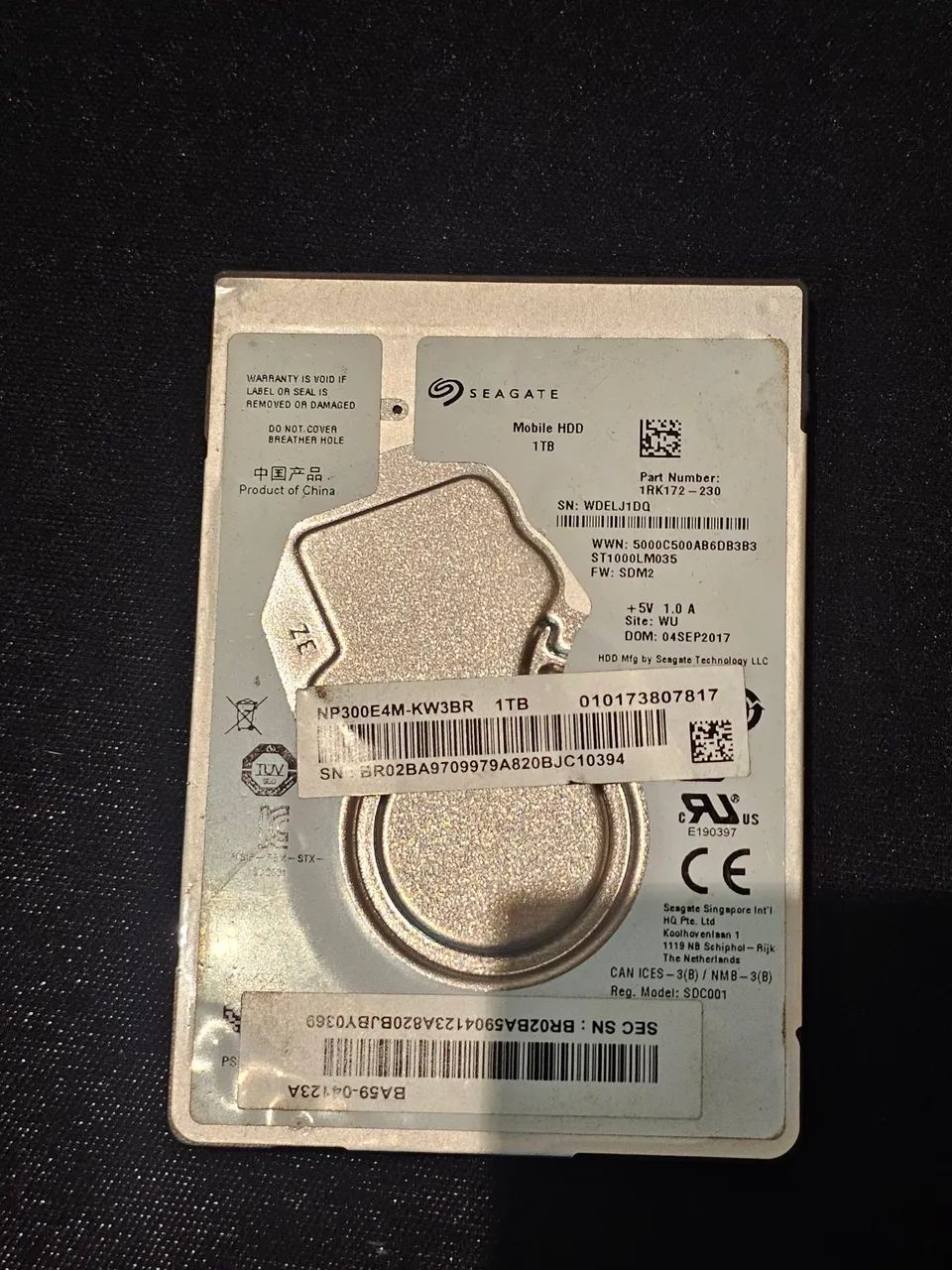 Hd externo de 1 terabyte funcionando perfeitamente 