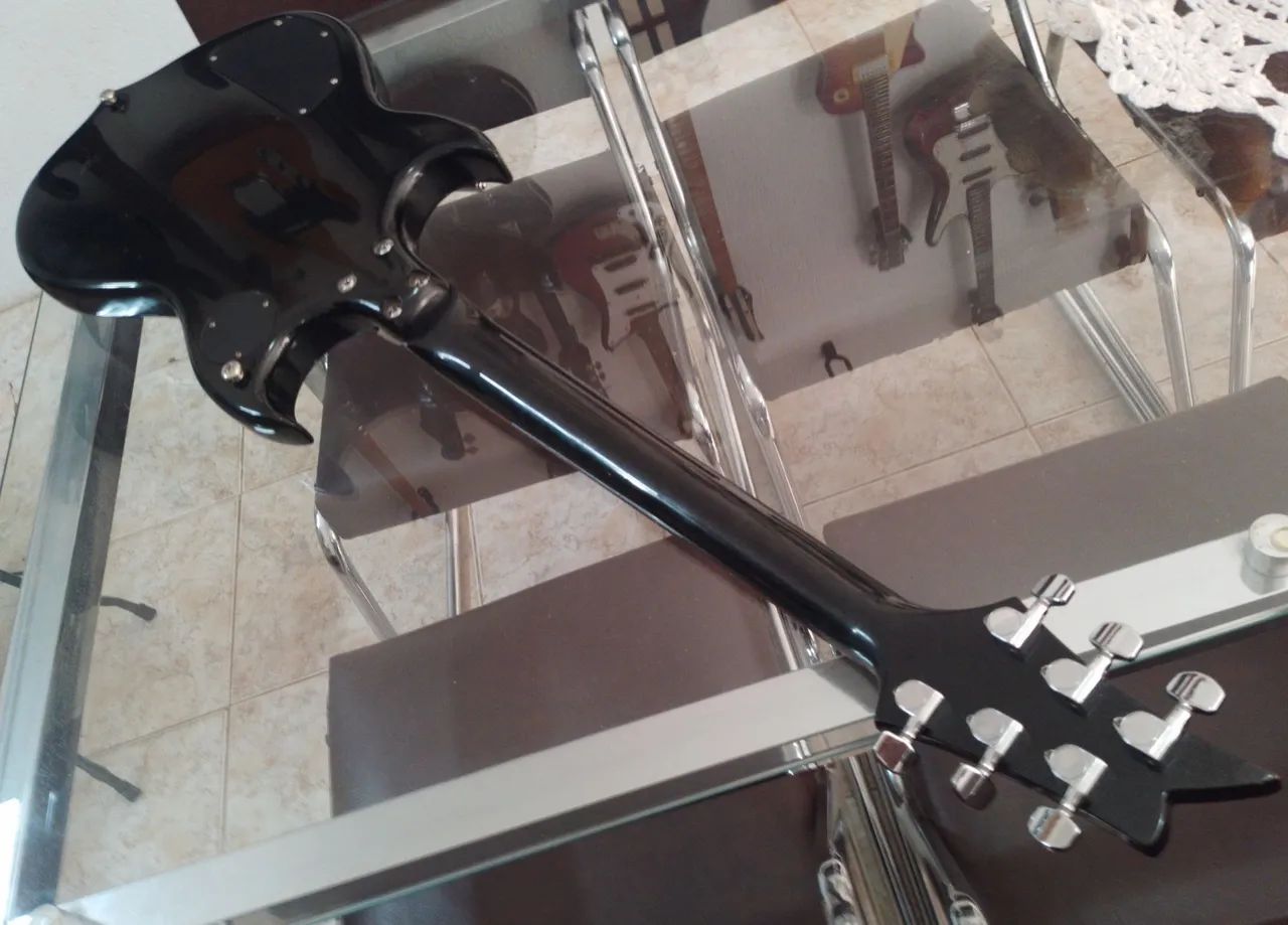 Guitarra Silvertone Paul Stanley Indonésia - Foto 4