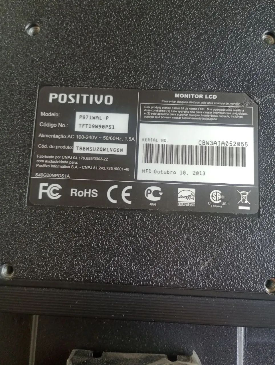 Monitor Positivo 19 polegadas Ótimo Estado  - Foto 3
