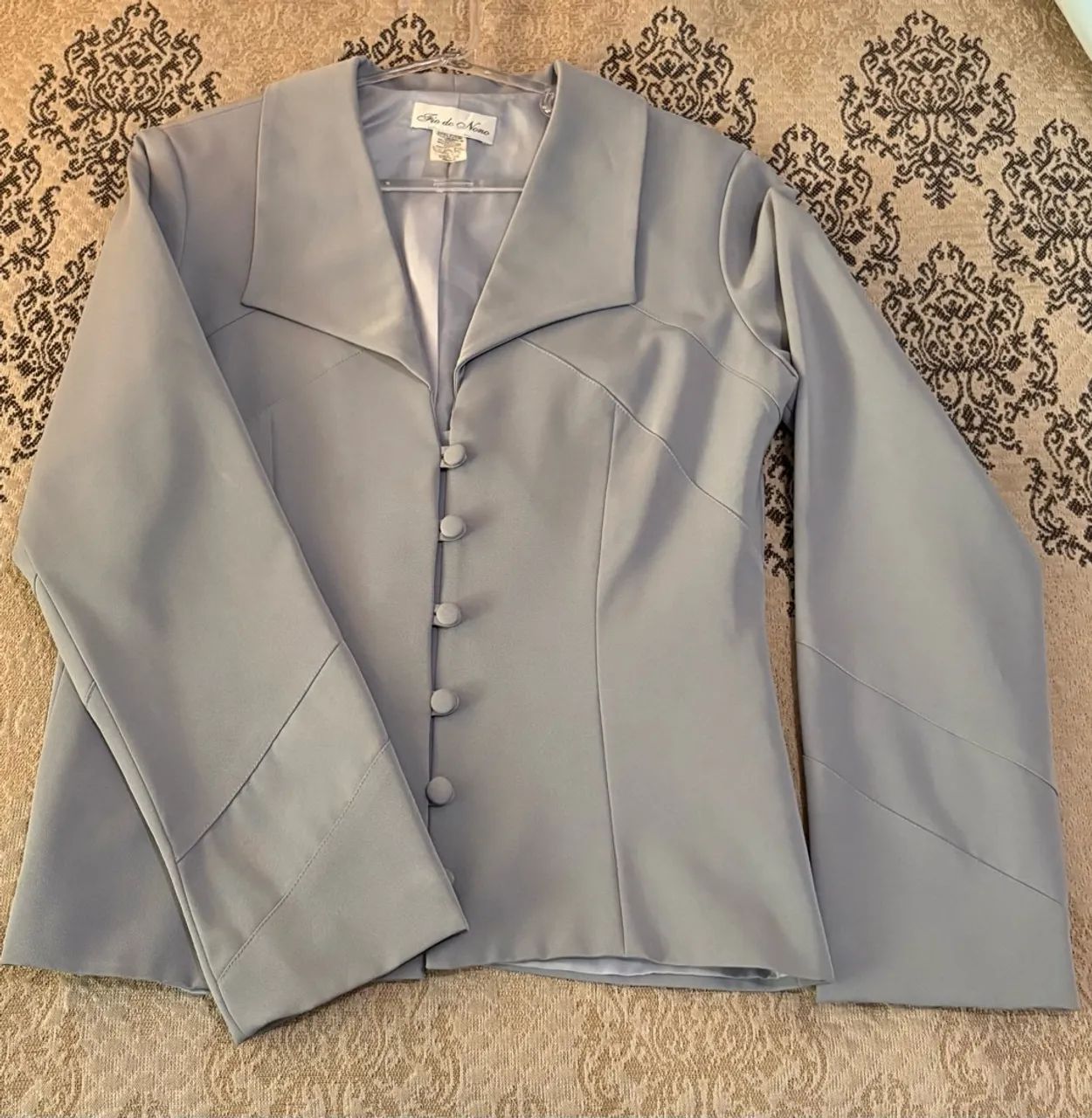 Blazer Feminino - Cinza - Tam. M - Usado
