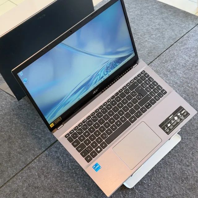Notebook Acer, i5 de 12ª, 8gb de RAM, 256gb de SSD e tela de 15 polegadas