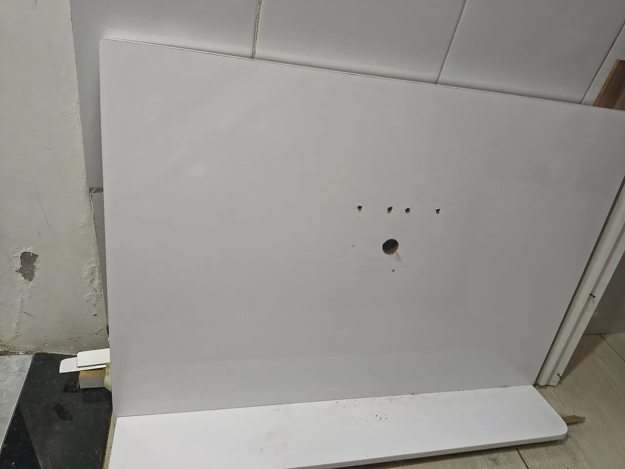 Painel de Tv branco MDF  - Foto 5