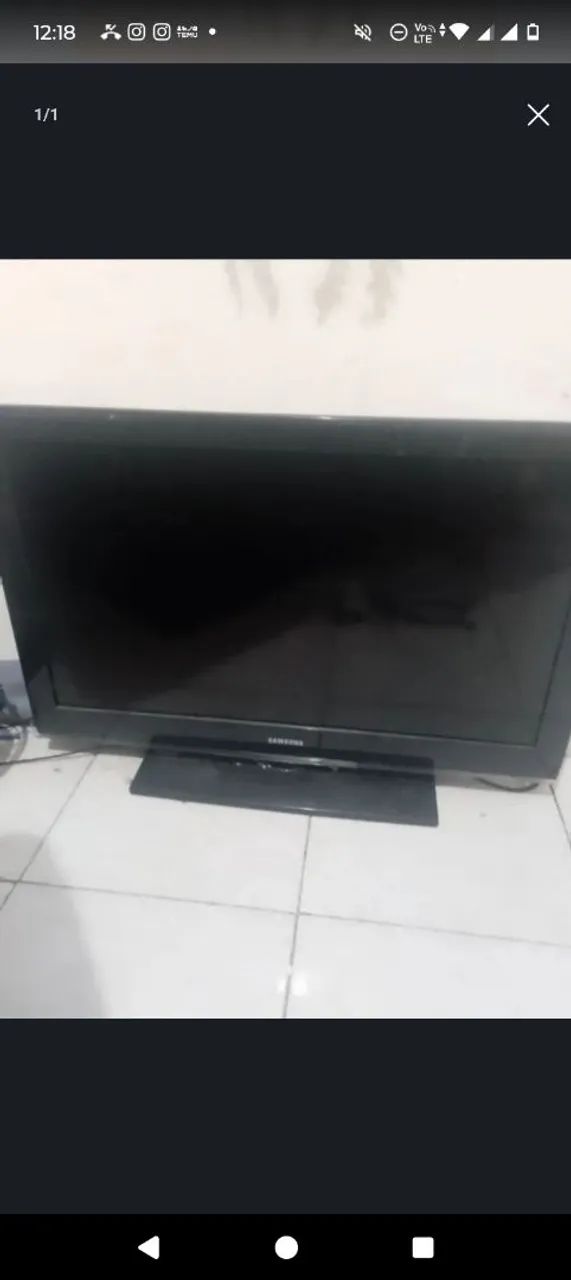 Vem tv Samsung funcionando tudo 