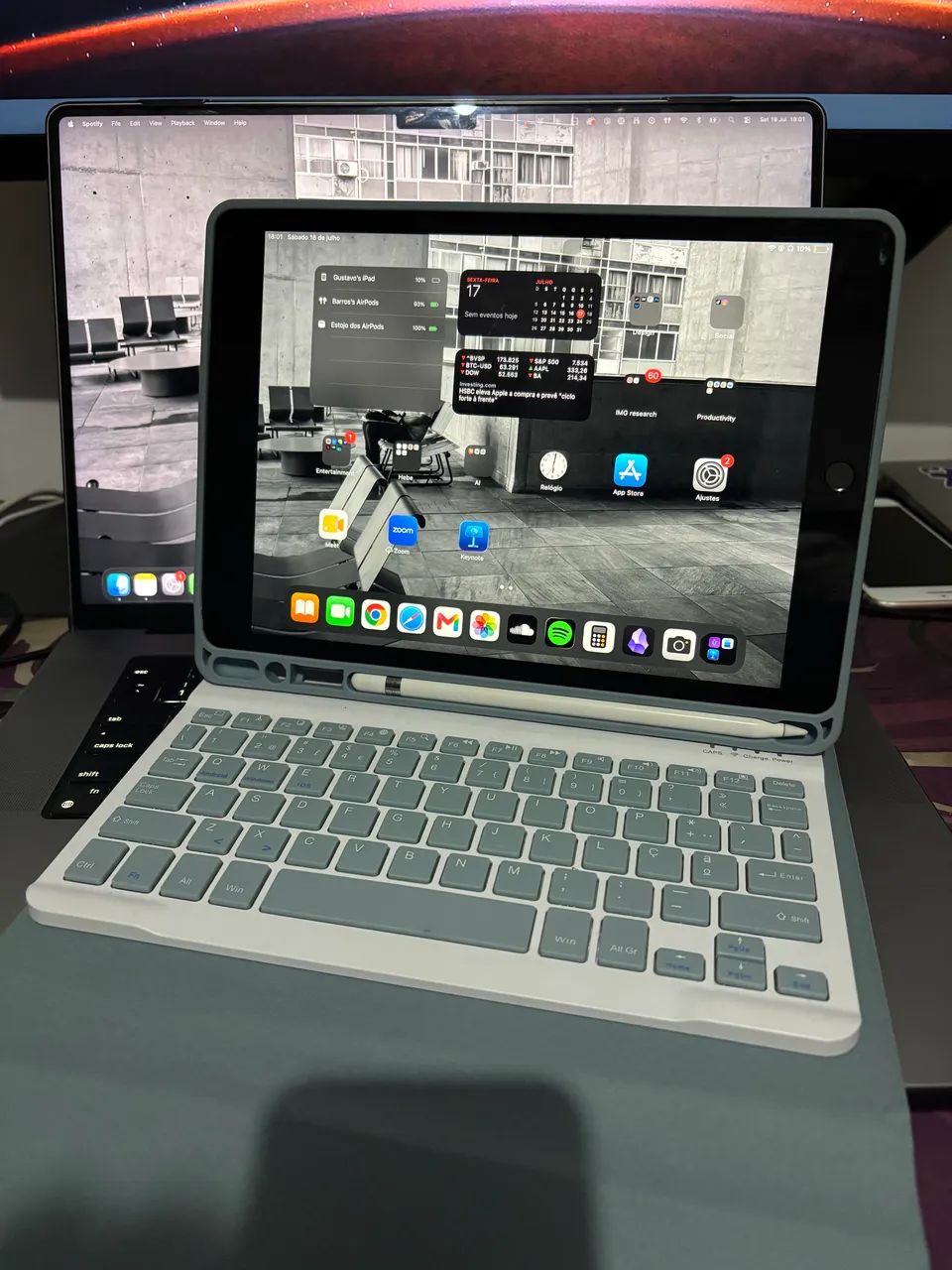 iPad 9 geração 64gb - Capa + Apple Pencil