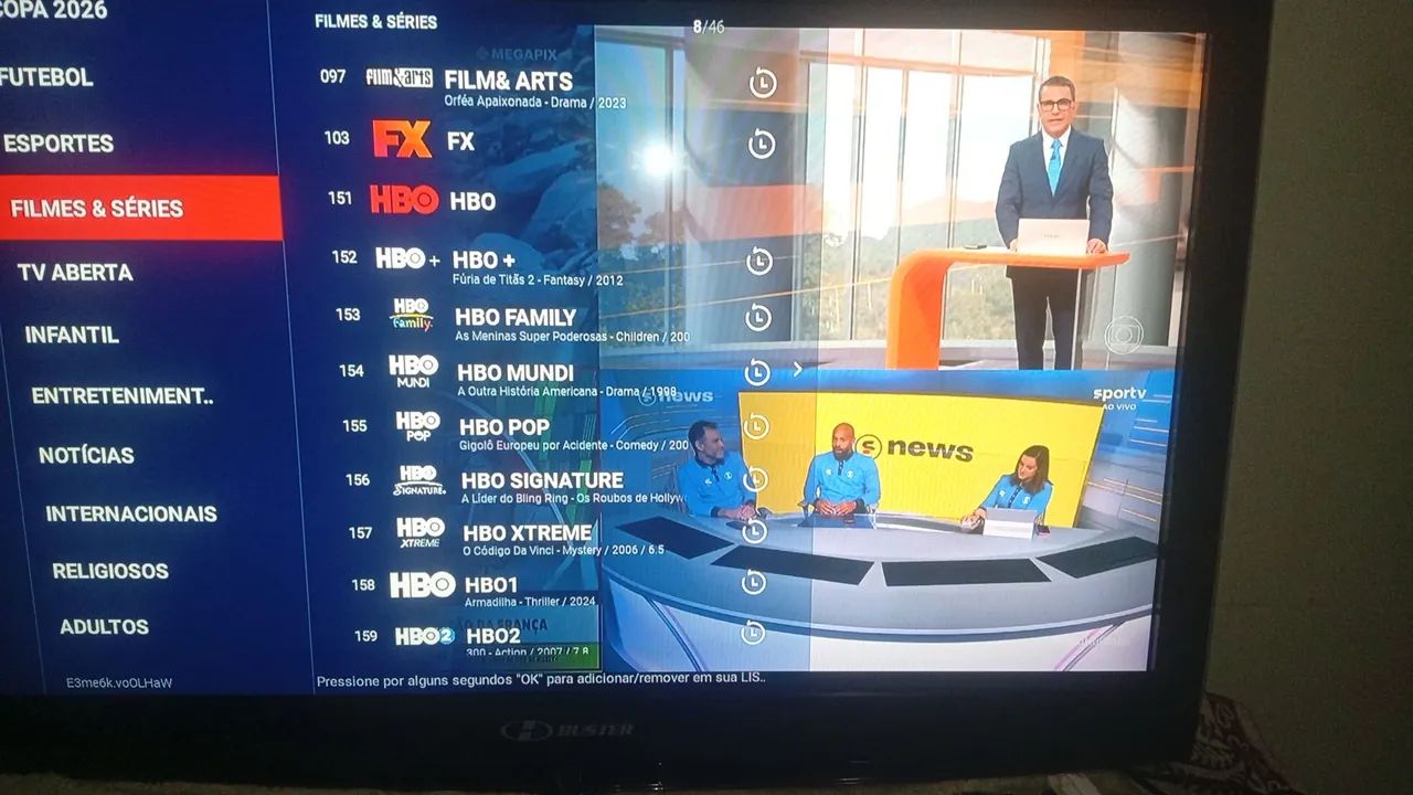 Vendo uma TV de 43 polegadas de marca Buster com aparelho Box incluído o controle remoto - Foto 3