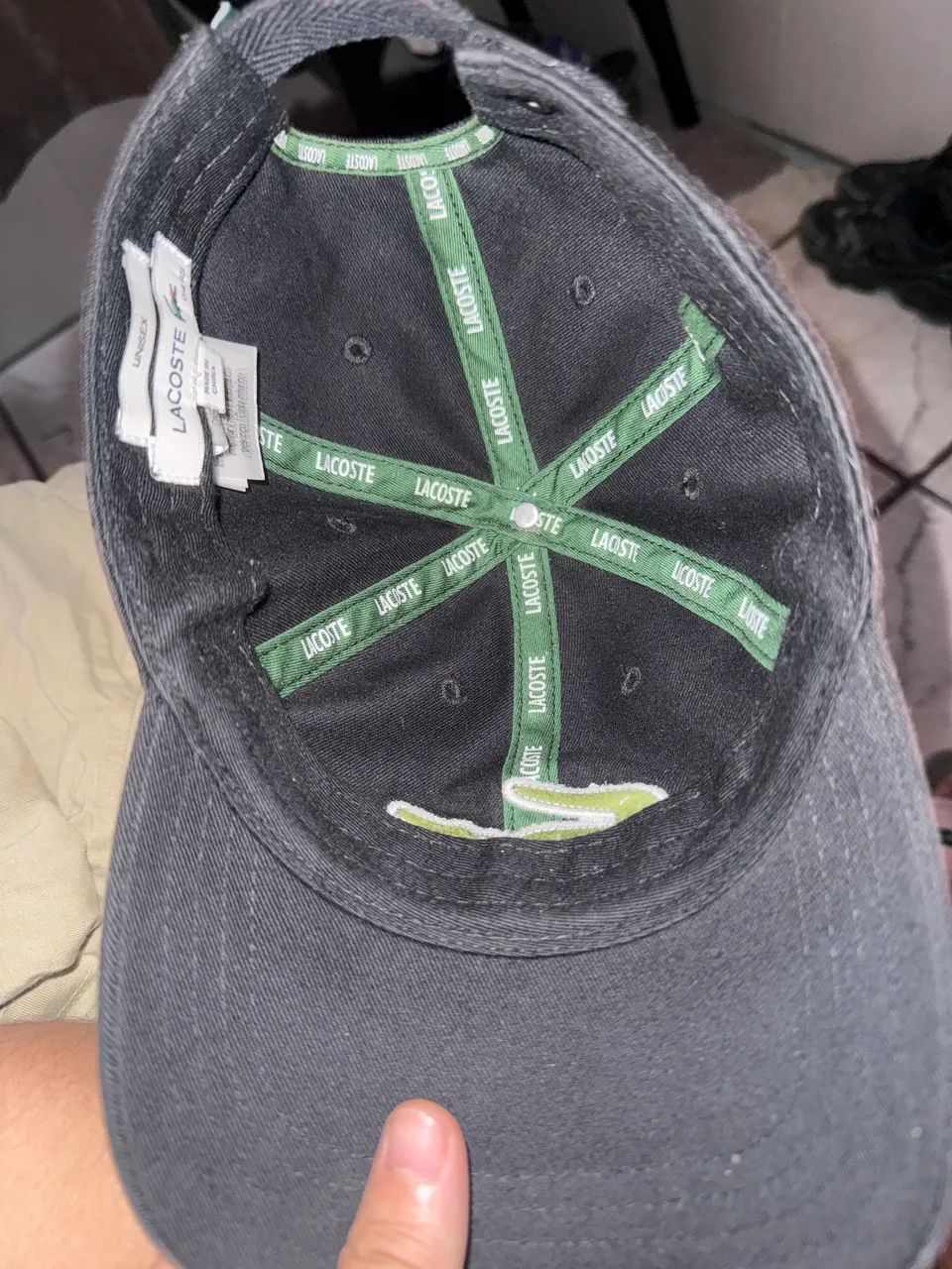 Boné lacoste big croc 100% original raridade  - Foto 3