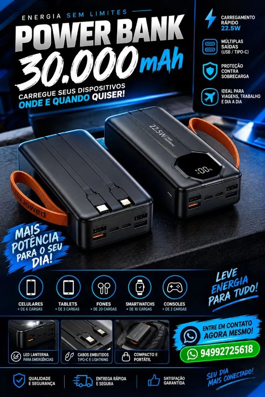 Power bank portátil 