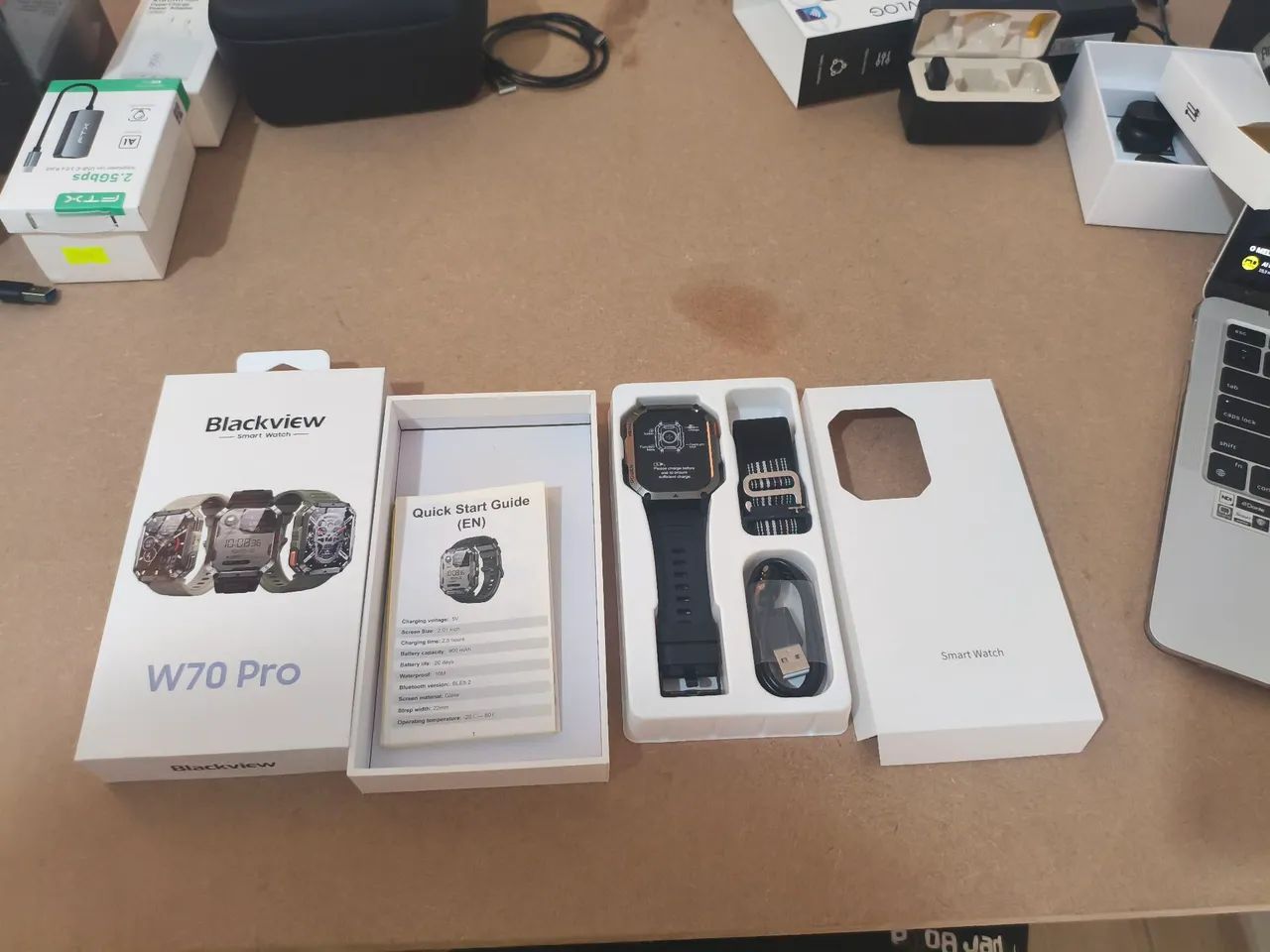 SmartchWatch Militar W70Pro - Com Lanterna - Foto 4