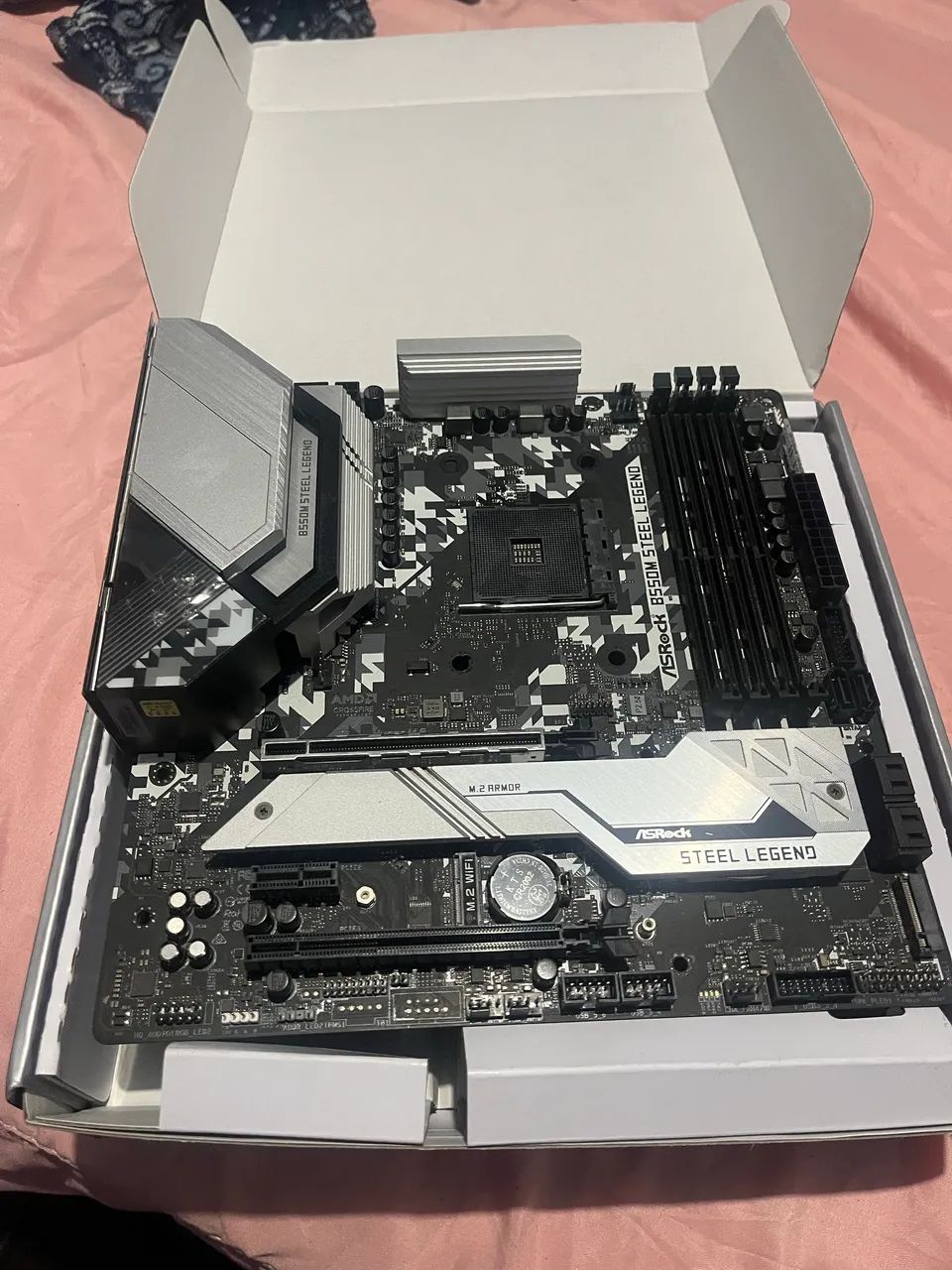 Placa mãe ASROCK STEEL LEGEND B550M - Peças de Hardware - Quintas