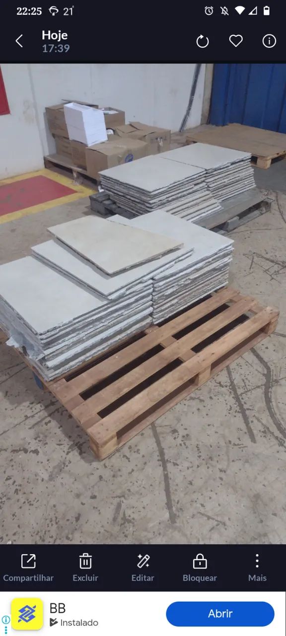 Piso 60x60 tem que limpar  10$ cada