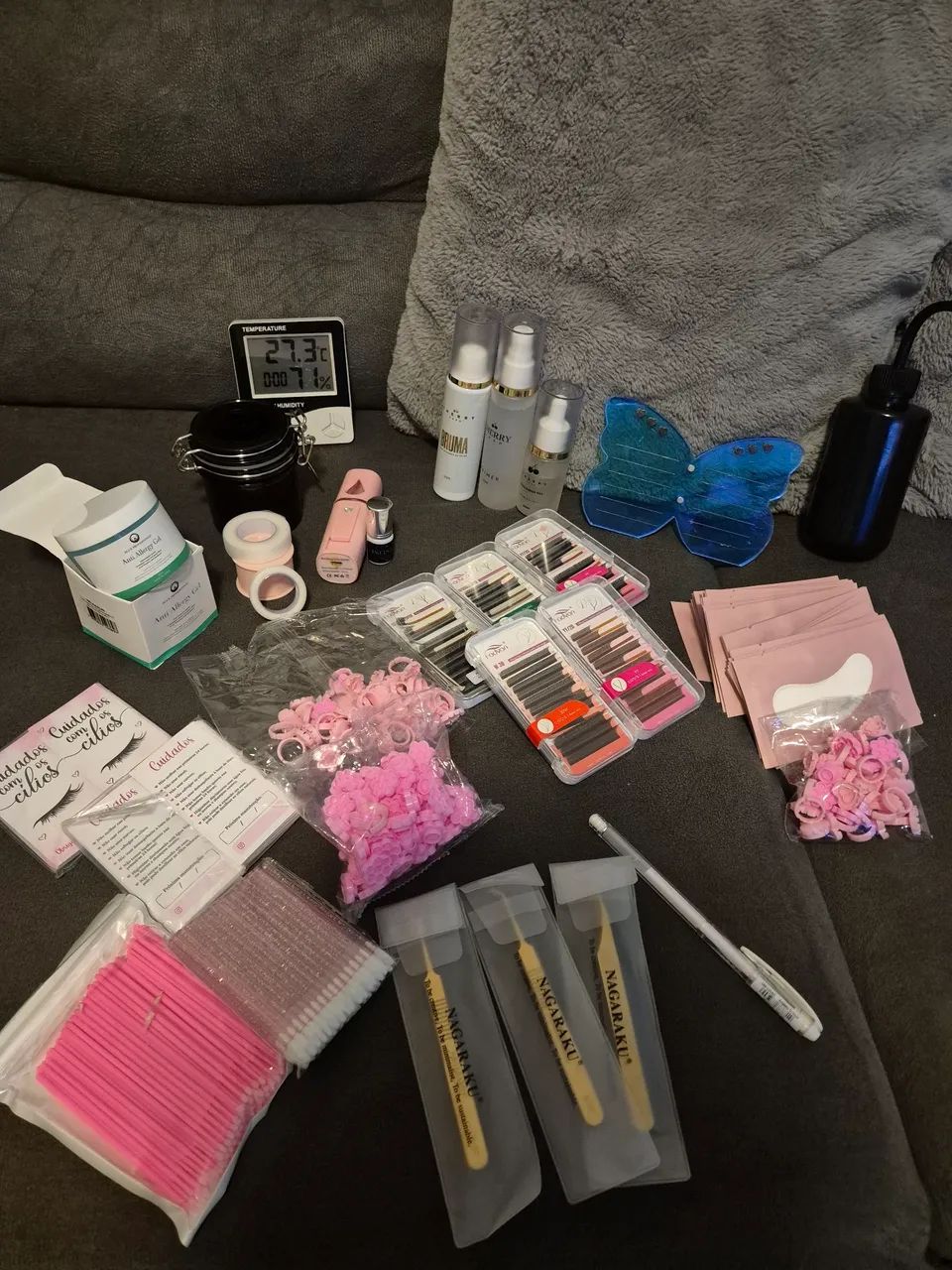 KIT COMPLETO EXTENSÃO DE CILIOS - Foto 4
