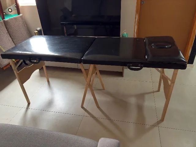 Maca dobrável com rodinhas  - Foto 5