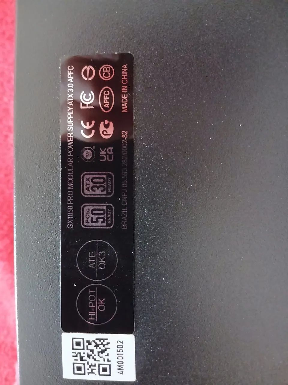 Fonte GameMax GX1050 Pro 1050W 80 Plus Platinum Full Modular ATX 3.0 - Foto 3