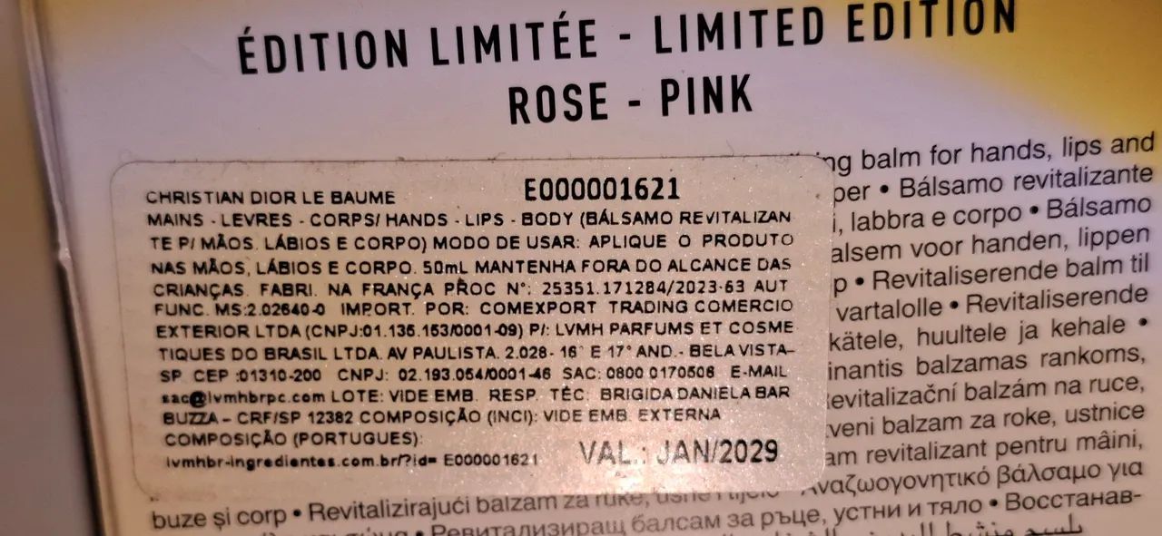 Bálsamo hidratante Dior - Foto 2