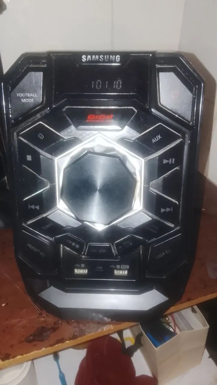 Mini system Samsung funcionando perfeitamente tudo 