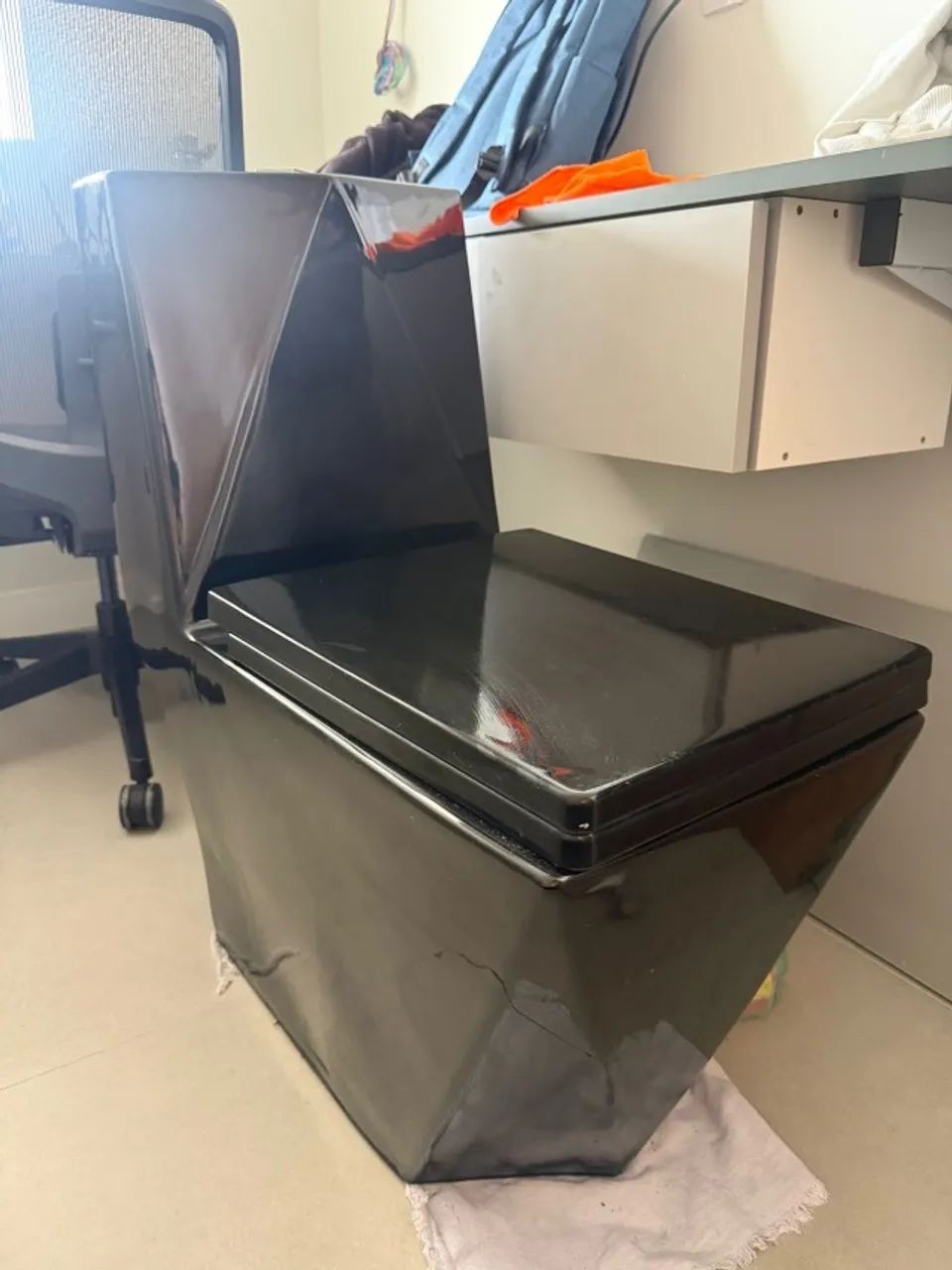 Vaso Sanitário Preto Monobloco Diamante Caixa Acoplada Gowff - Foto 2
