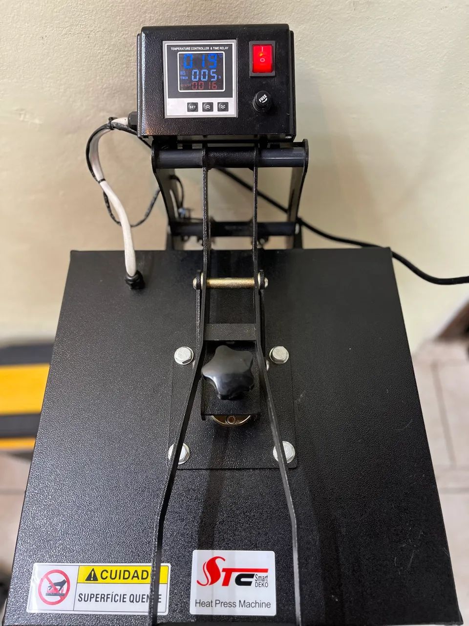 Prensa Sublimadora E Transfer Stc Flat Thermal Press 38x38  - Foto 3