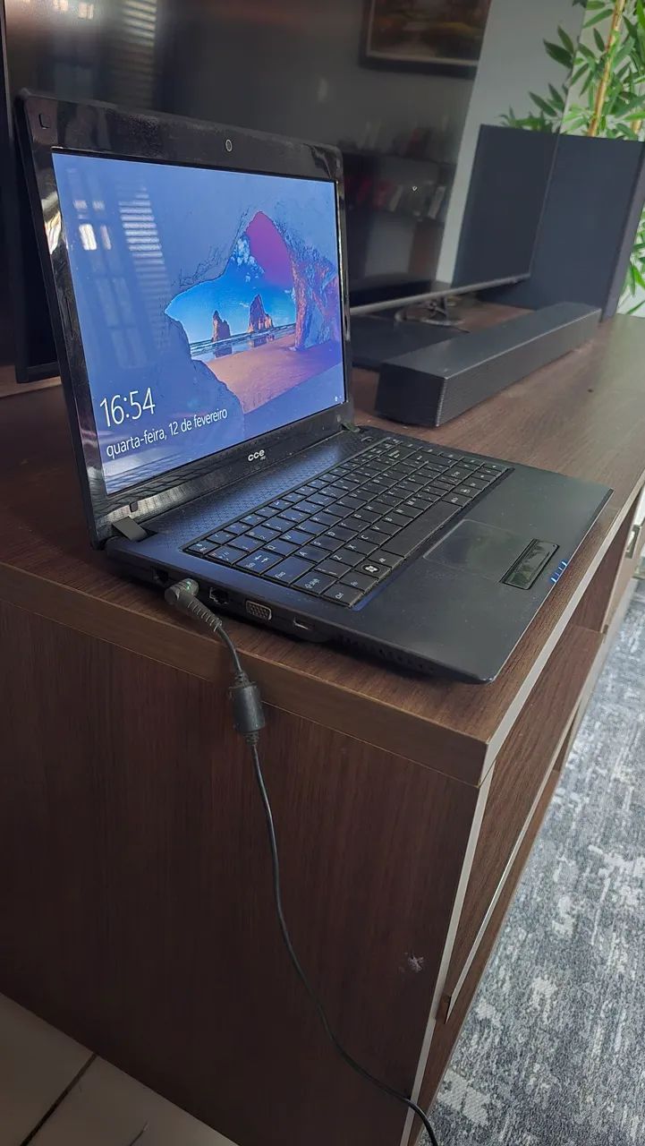 Notebook CCE dual core 4gb de ram
