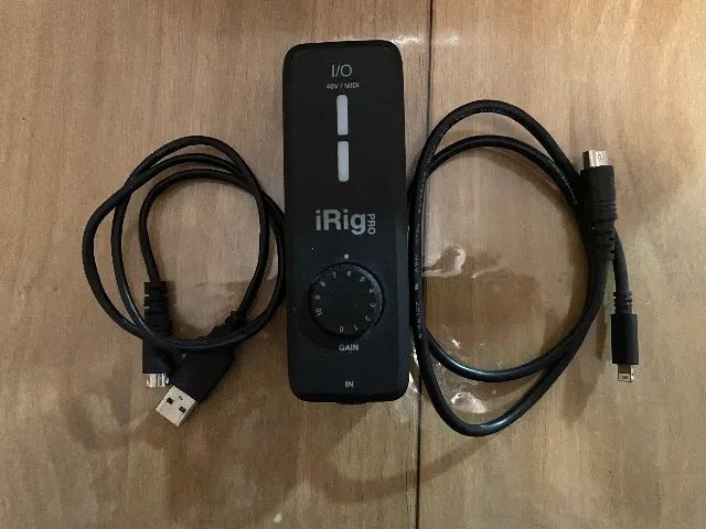 IRIG Pro I/O interface portátil com Phantom Power (Cabo Lightning e USB) - Foto 2
