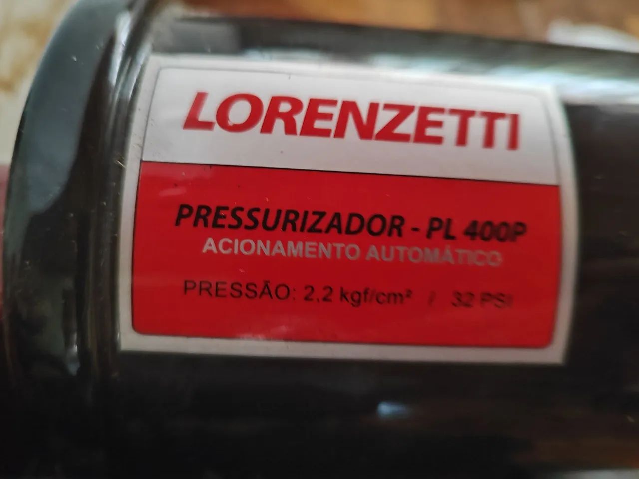Pressurizador Lorenzetti 
