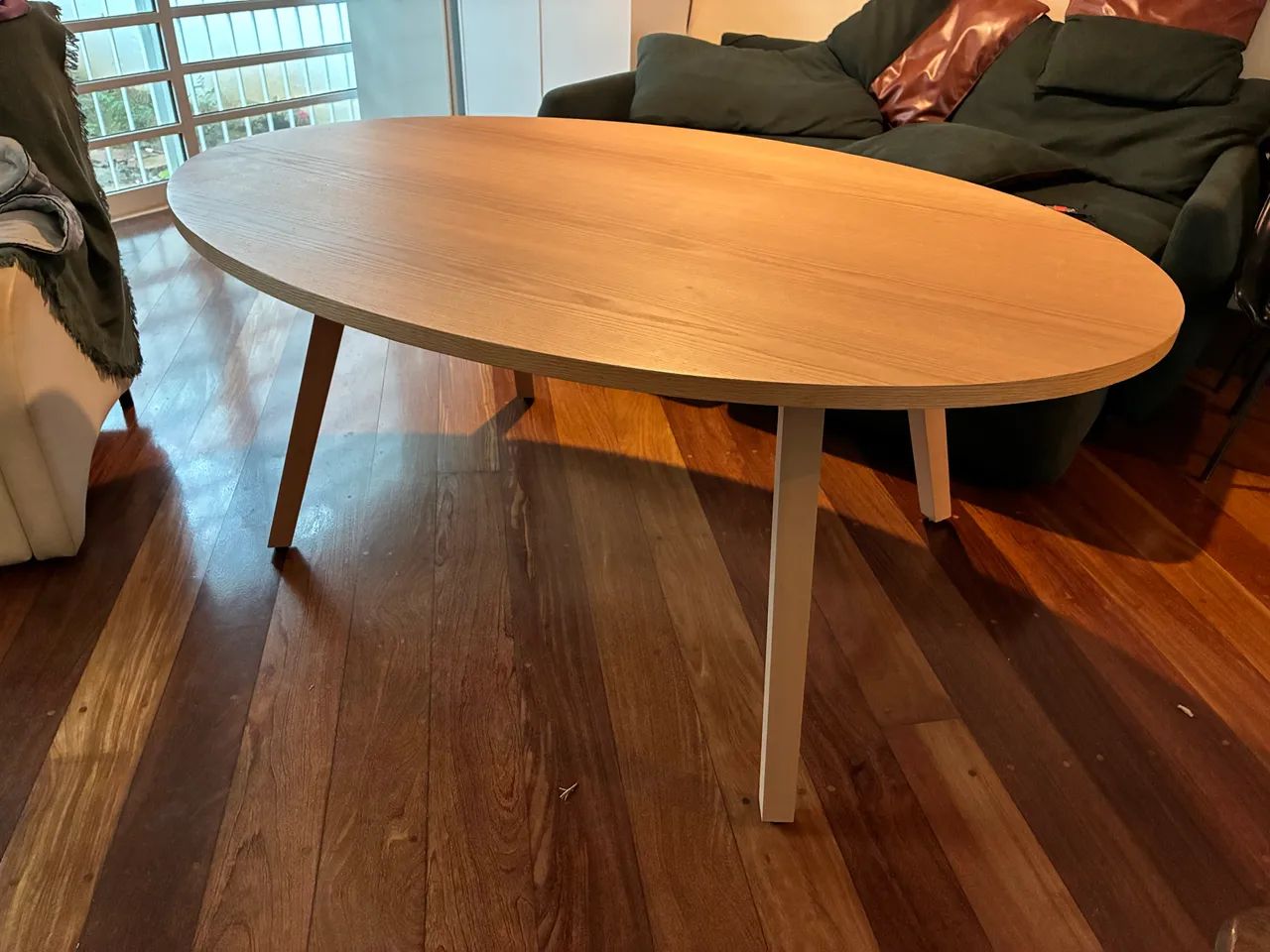Mesa de Jantar Oval 6 Lugares - Foto 2