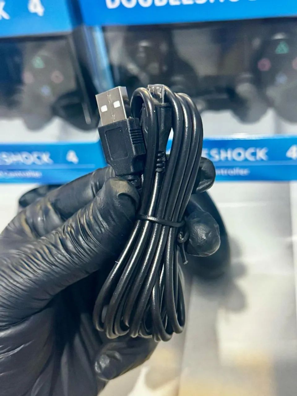 Controle para ps4 e Pc Com Fio  - Foto 5