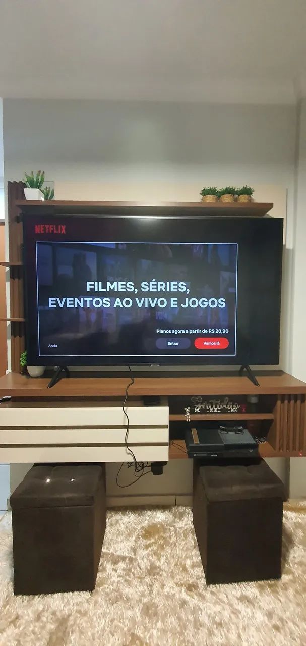 Vendo smart tv Samsung "58" polegadas imagem 4k.. negocio valor no pix