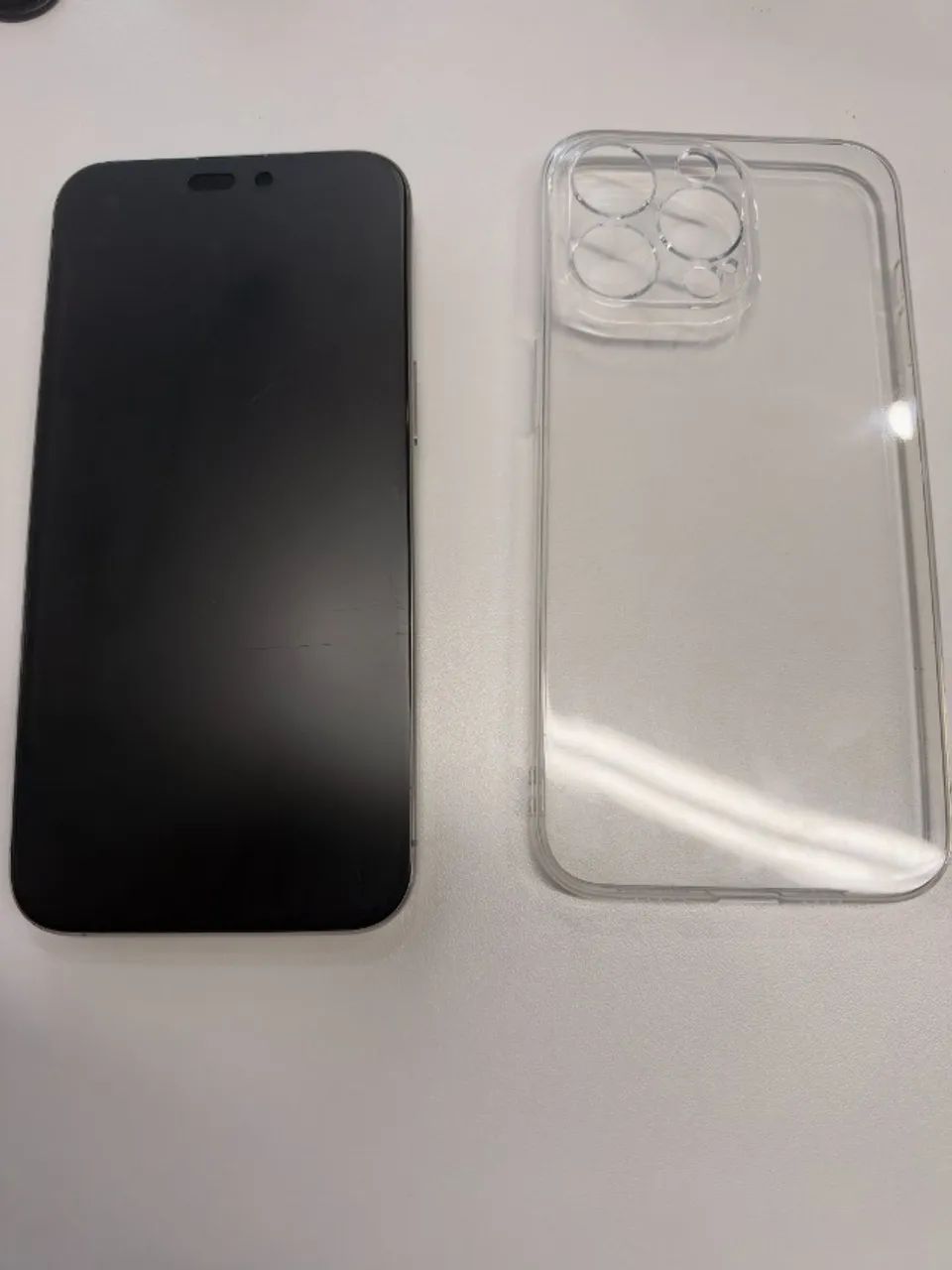Iphone 15 Pro Max 256 Tinanio Cinza Natural - Foto 3
