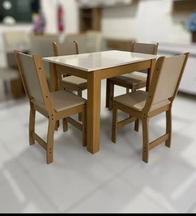 mesa de jantar 4 lugares /// entrega imediata