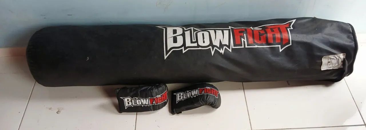 Saco de Pancada / Boxe Completo + Luvas (Cheio e Pronto para Uso)