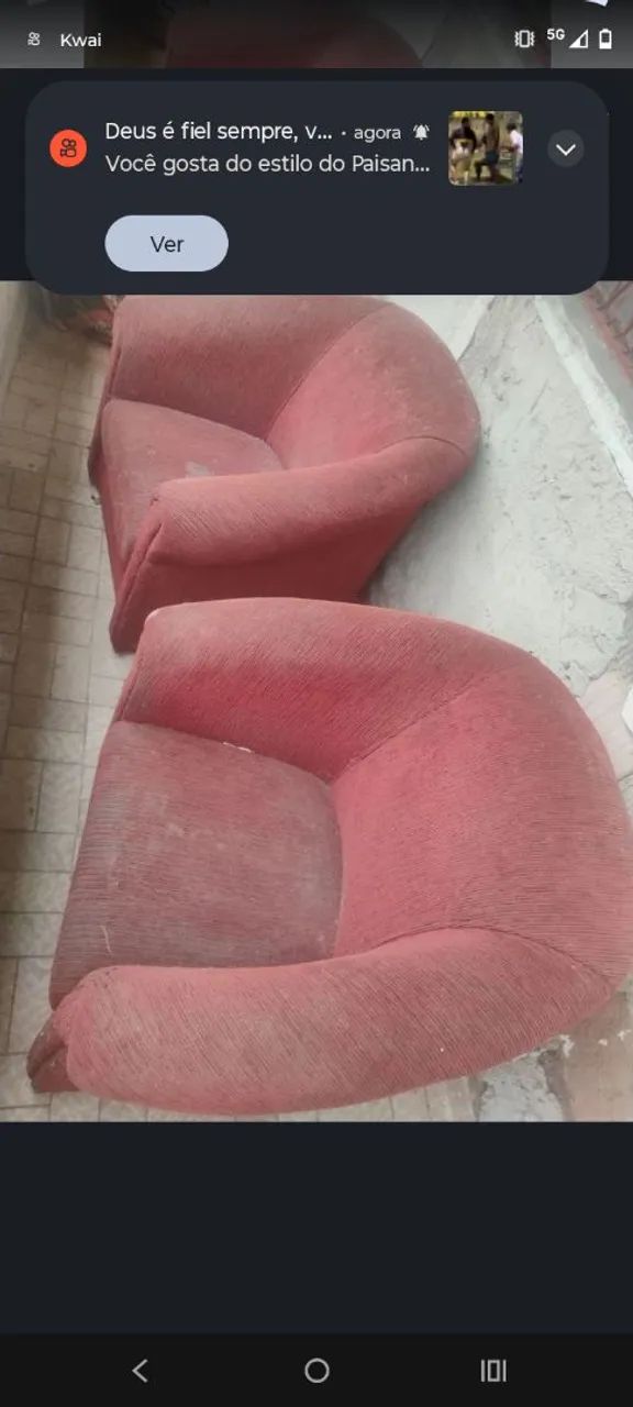 Sofá de um lugar 50 reais  - Foto 3