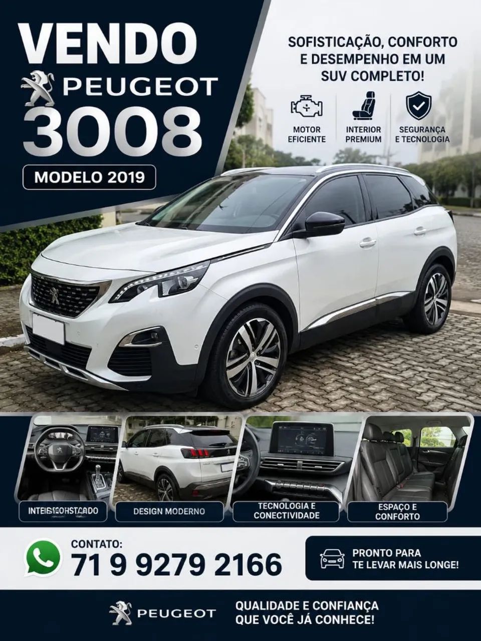 Peugeot 3008 3008 Griffe Pack 1.6 Turbo 16V 5p Aut. 2019