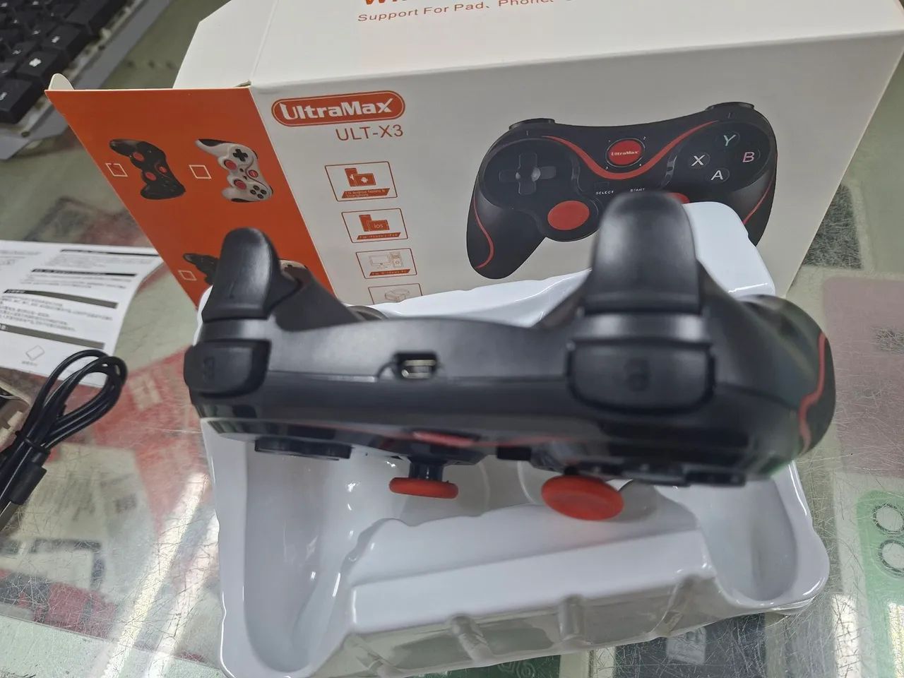 Controle Sem Fio Ultramax X3 Bluetooth compatível com Android, iOS e PC - Foto 2