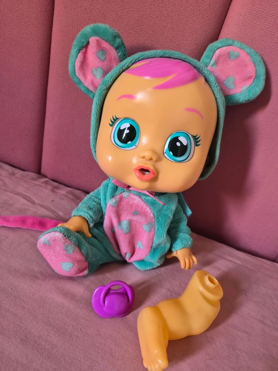 Boneca Cry Baby Funcionando - Foto 2