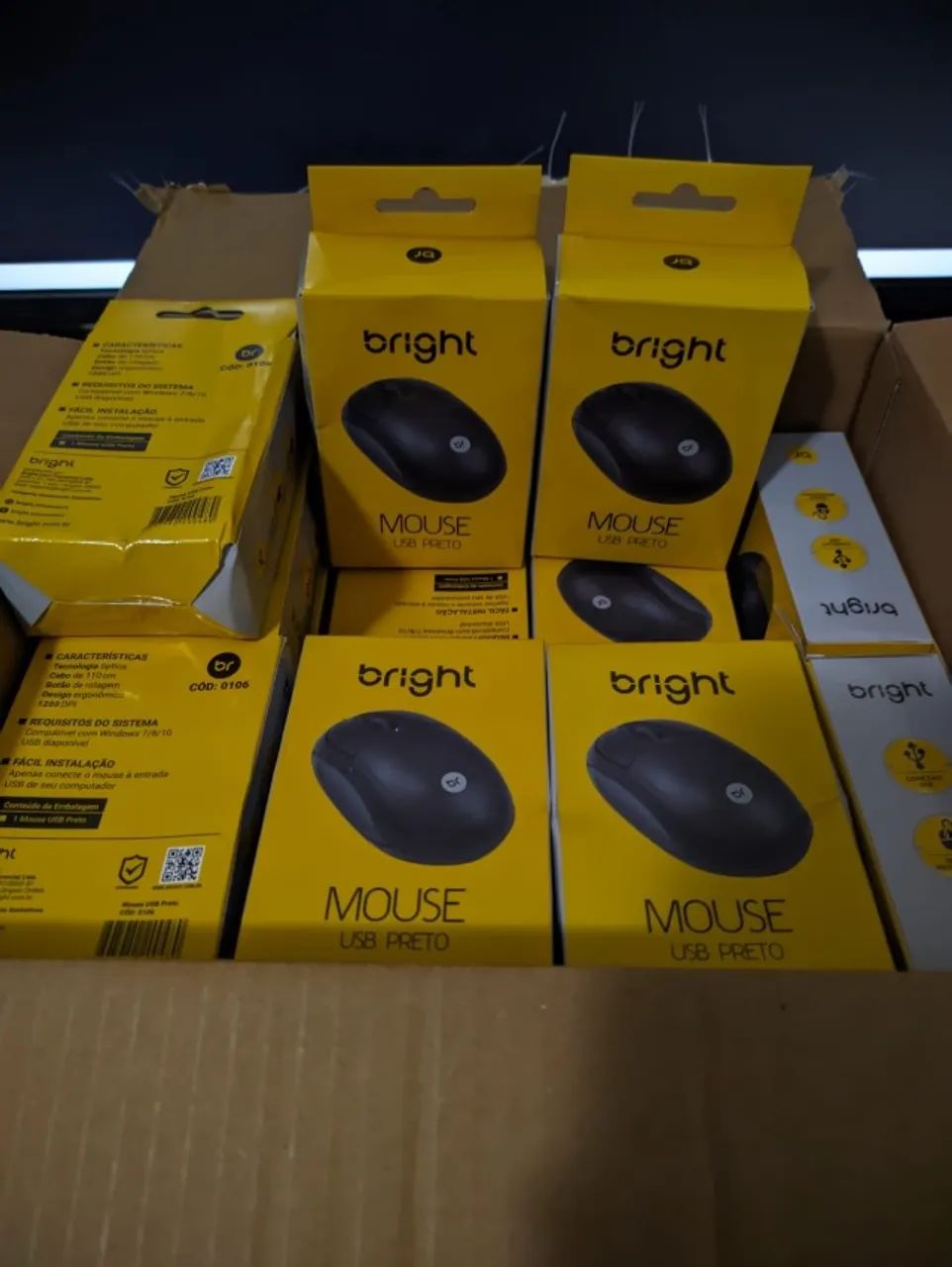 Mouse USB Bright LACRADO *CAIXA COM 20*