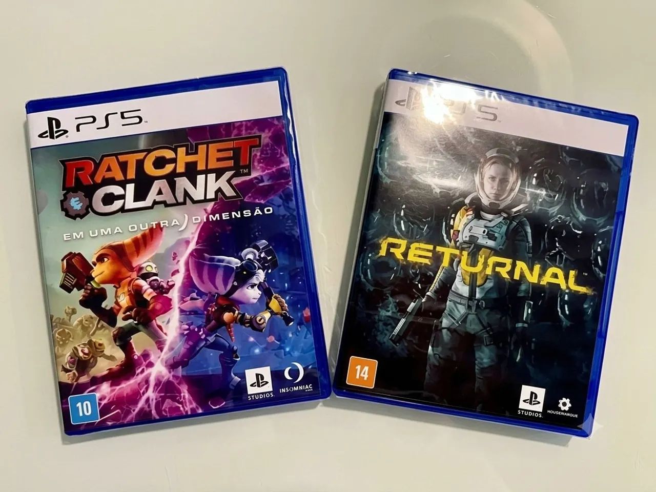 PS5 SLIM COM LEITOR COMPLETO + 2 JOGOS + CAIXA + NOTA FISCAL - Foto 3