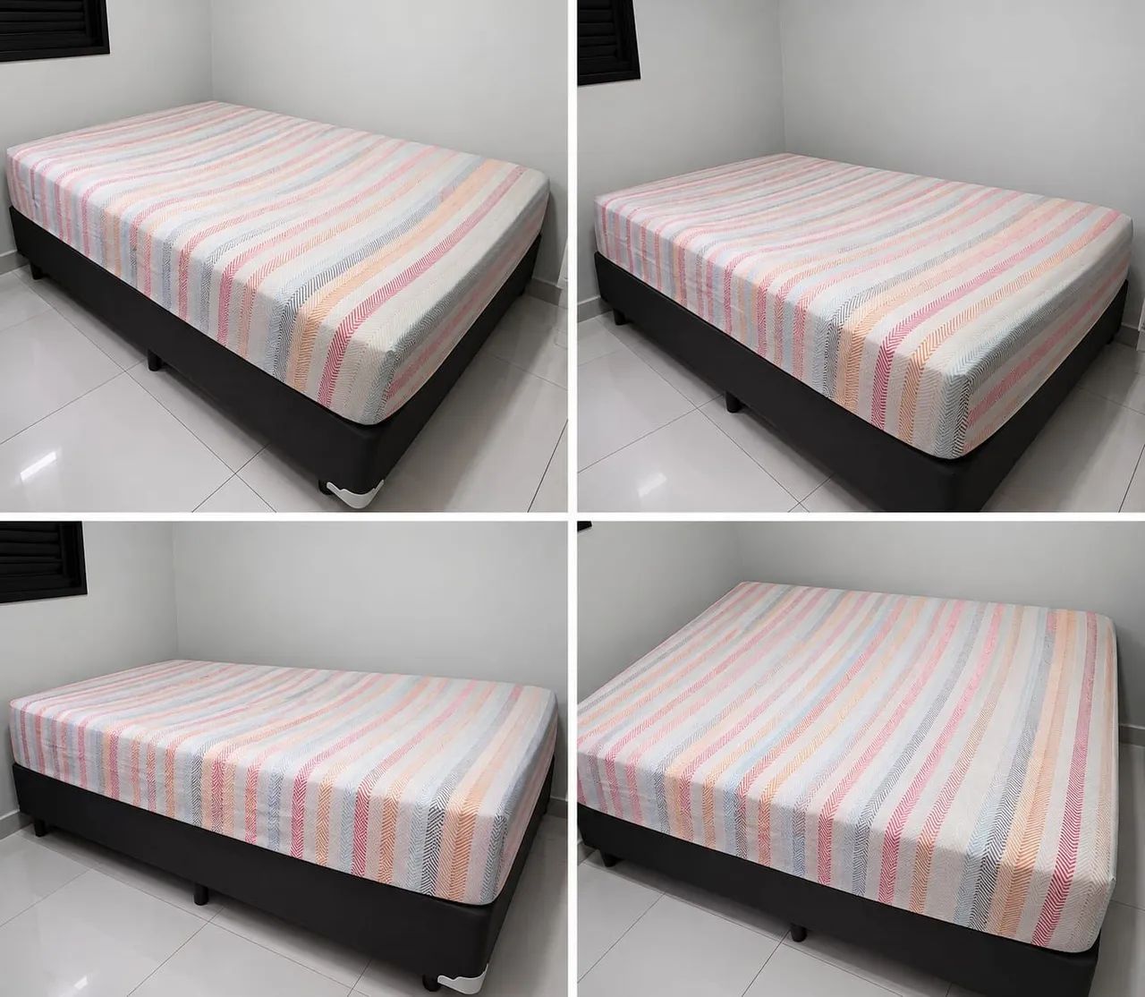 Cama box  e colchão - Casal 