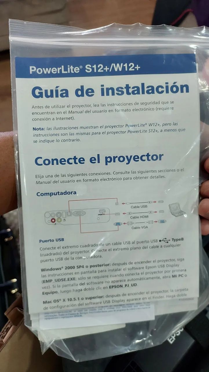 Projetor Power Lite S12+ Epson Multimídia  - Foto 3