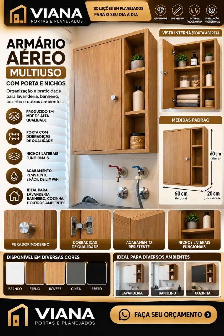Armário aéreo - Foto 2