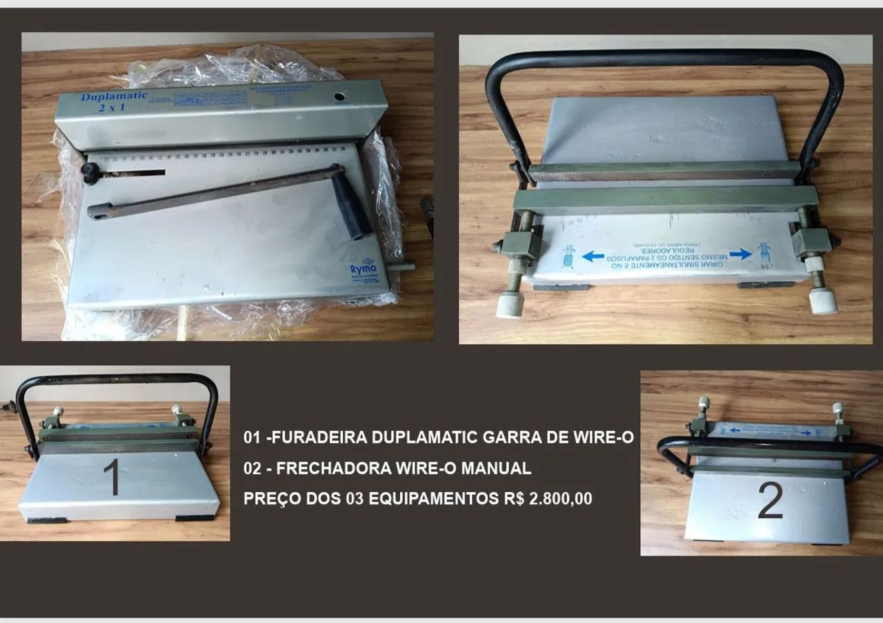 Máquinas acabamentos graficos