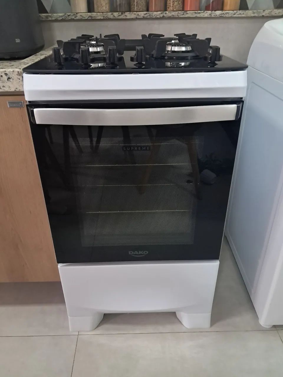 Fogão Dako 4 bocas vidro - Foto 3