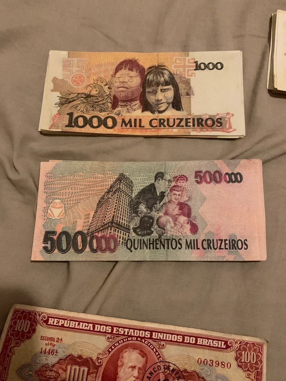 Nota antiga de cruzeiro  - Foto 6