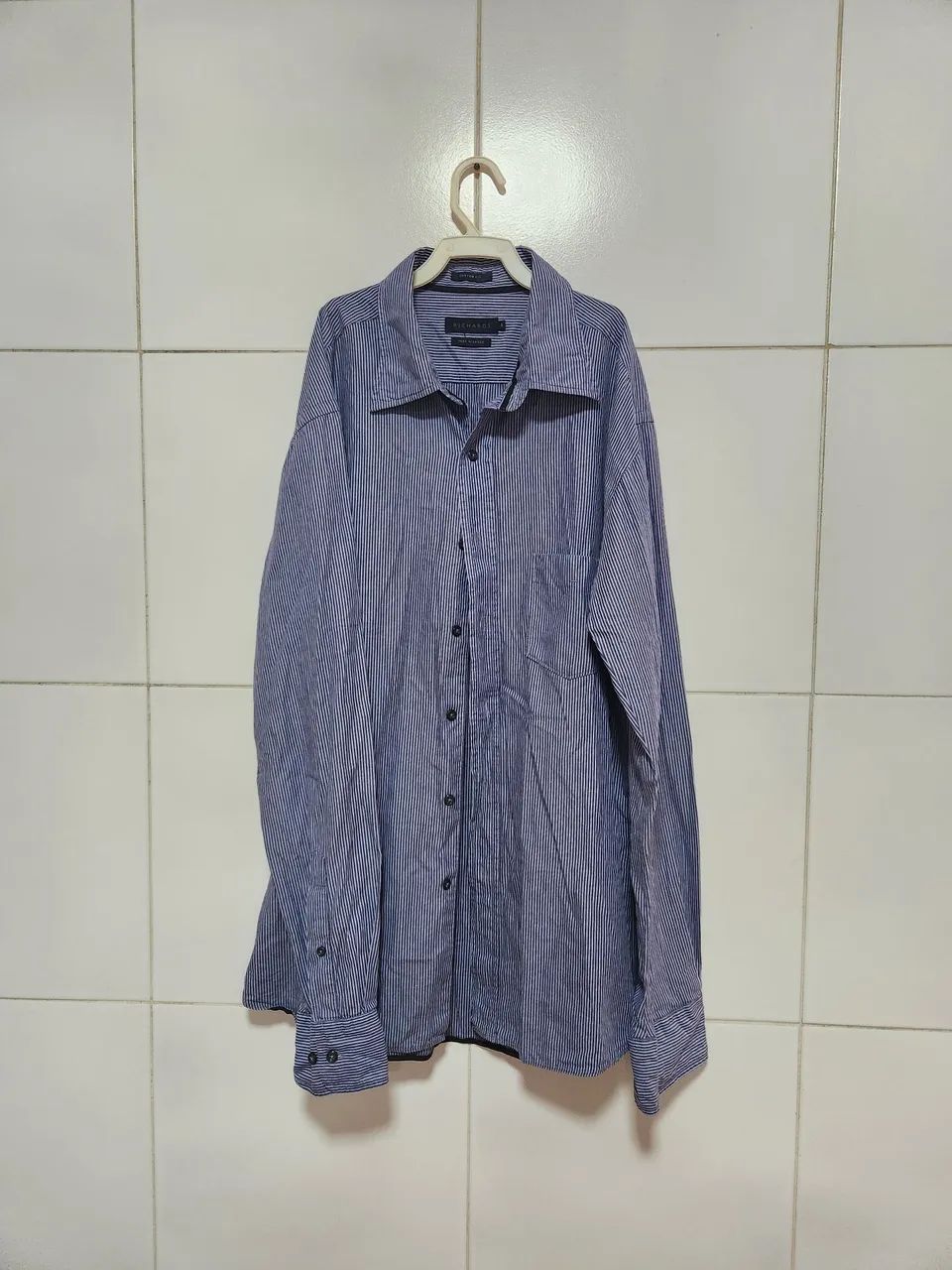 Camisa social Richards azul n 4